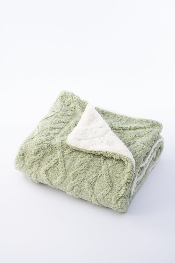 Pistachio - Sherpa Blanket