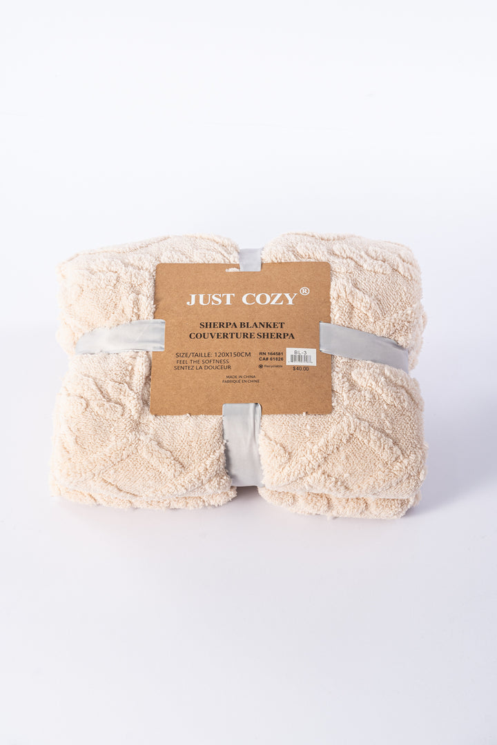 Beige - Sherpa Blanket