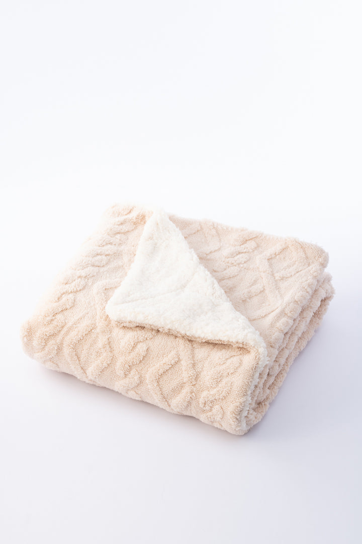 Beige - Sherpa Blanket