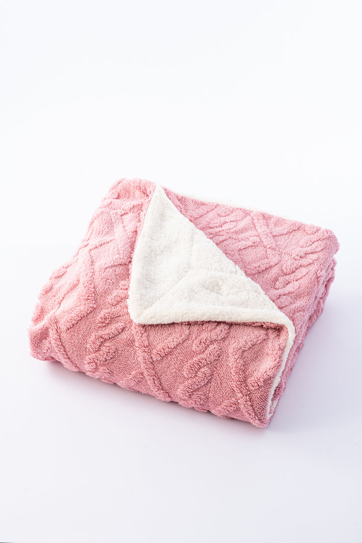 Baby Pink - Sherpa Blanket