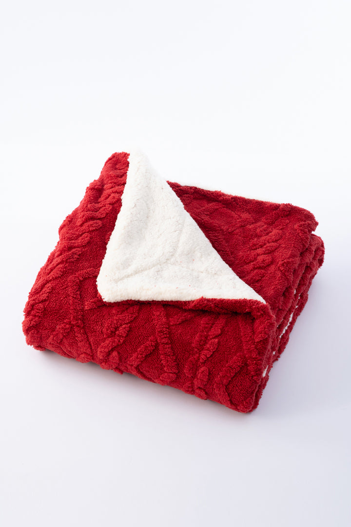 Cherry - Sherpa Blanket