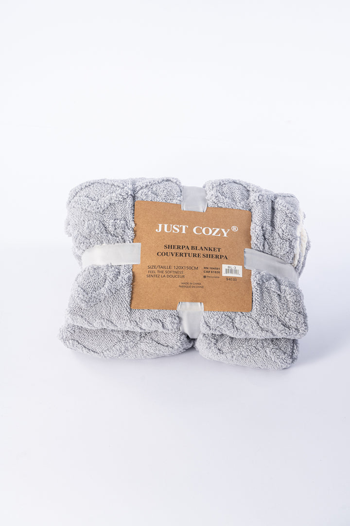 Silver - Sherpa Blanket