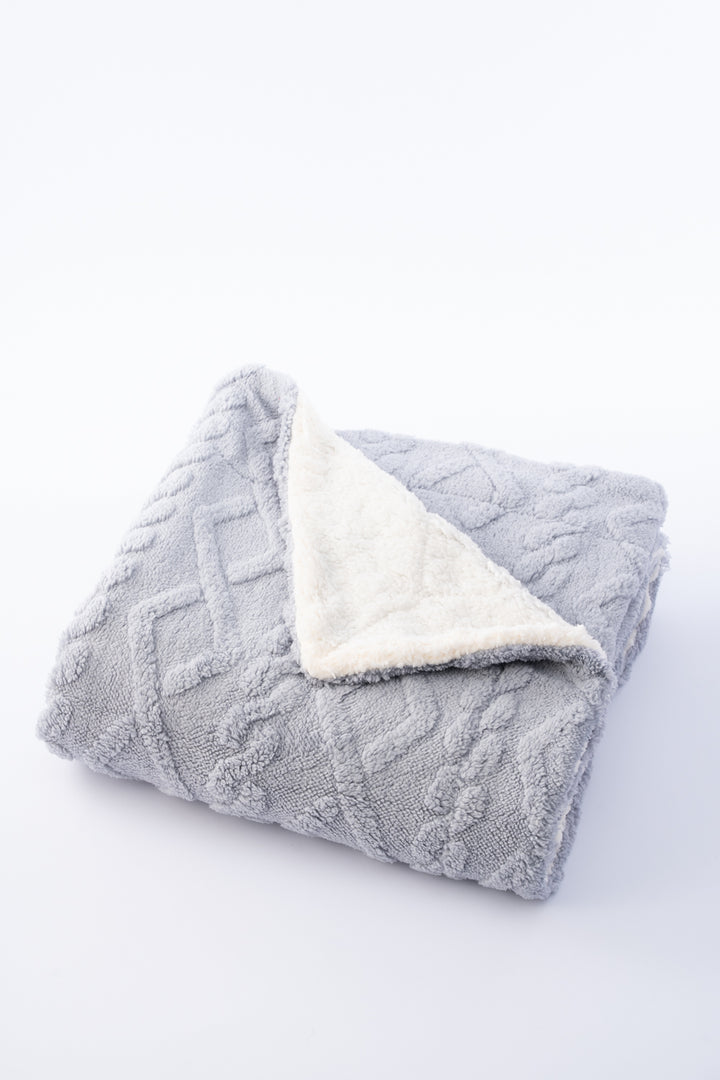 Silver - Sherpa Blanket