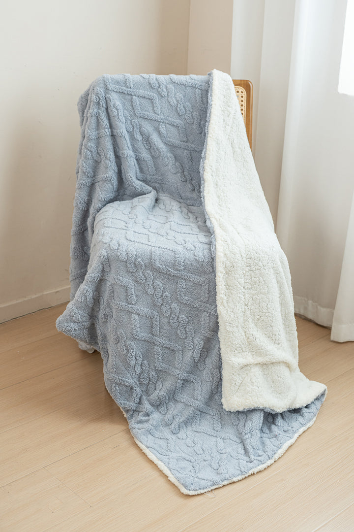 Silver - Sherpa Blanket