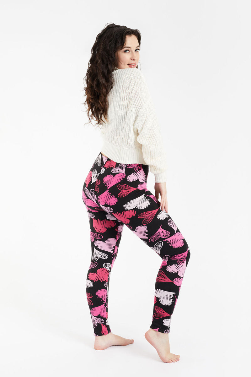 Just Cozy Exotic Rose - Cozy Lined Leggings