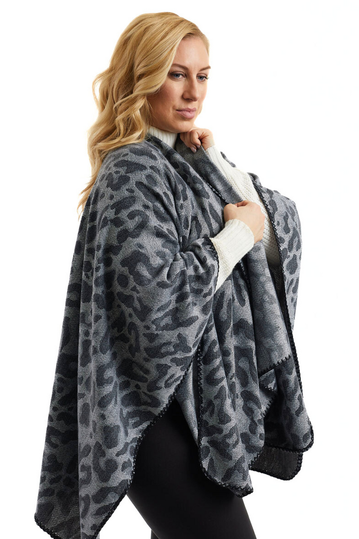 Saray - Écharpe Poncho