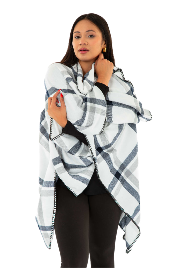 Mila - Écharpe Poncho