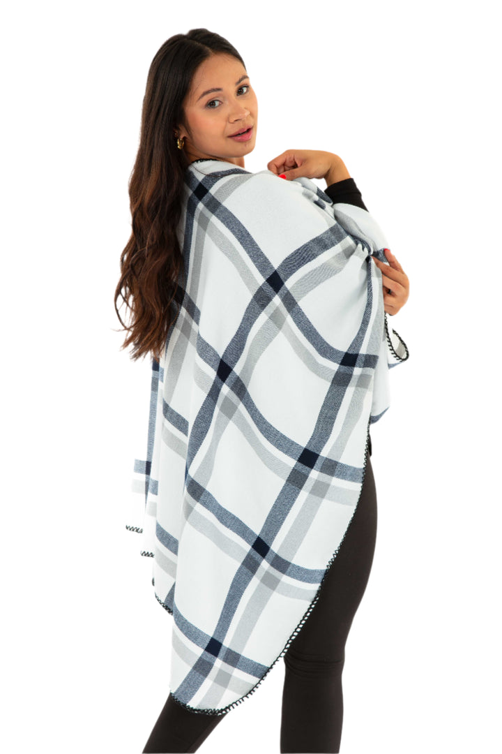 Mila - Écharpe Poncho