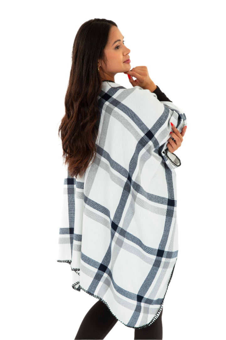 Mila - Écharpe Poncho