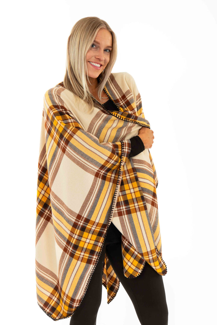 Aitana - Écharpe Poncho