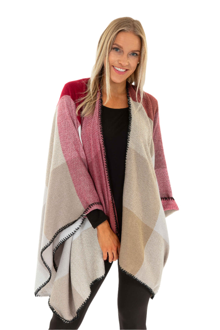 Karin - Écharpe Poncho