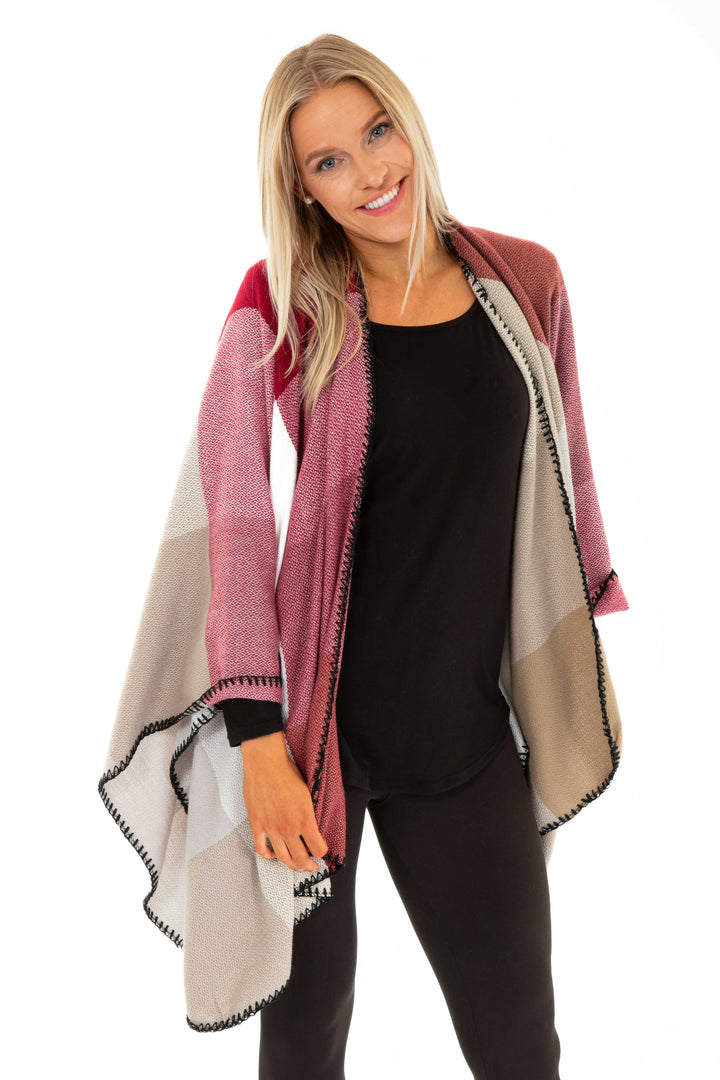 Karin - Écharpe Poncho