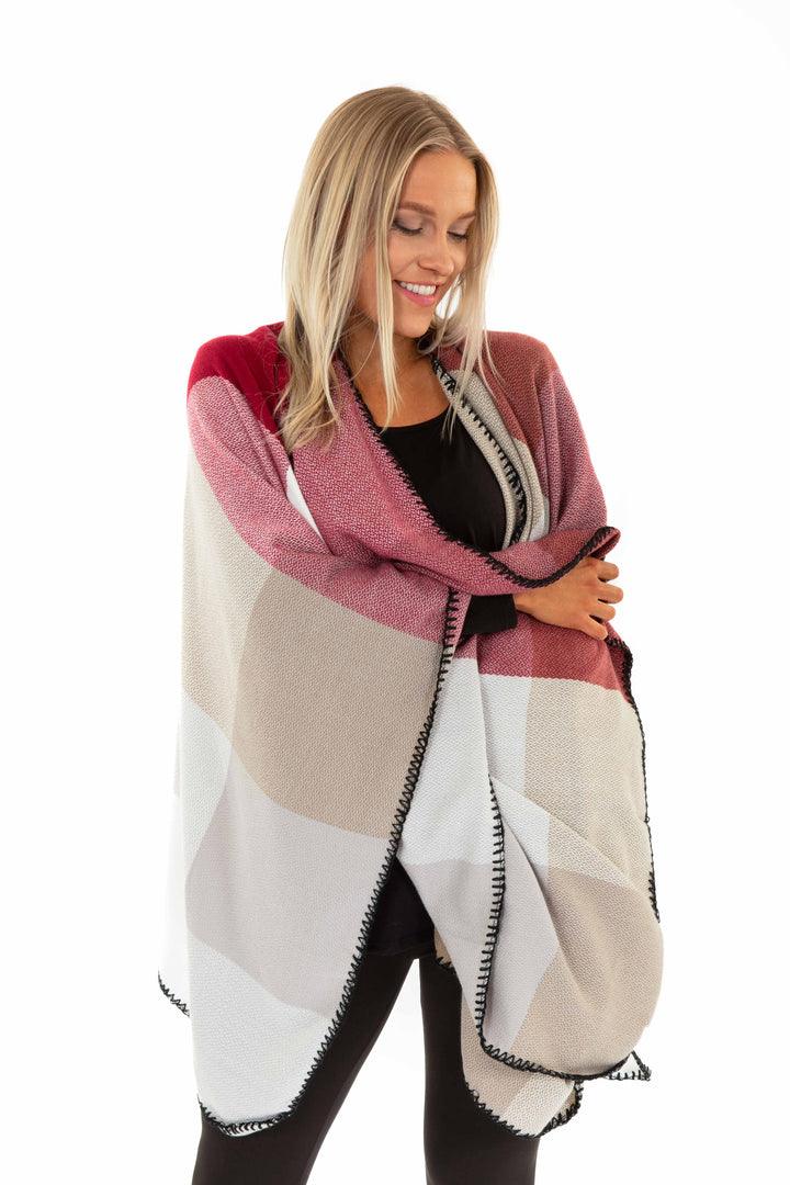 Karin - Écharpe Poncho