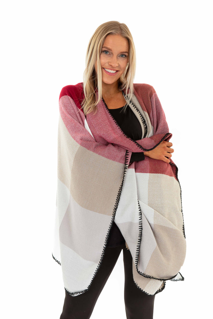 Karin - Écharpe Poncho