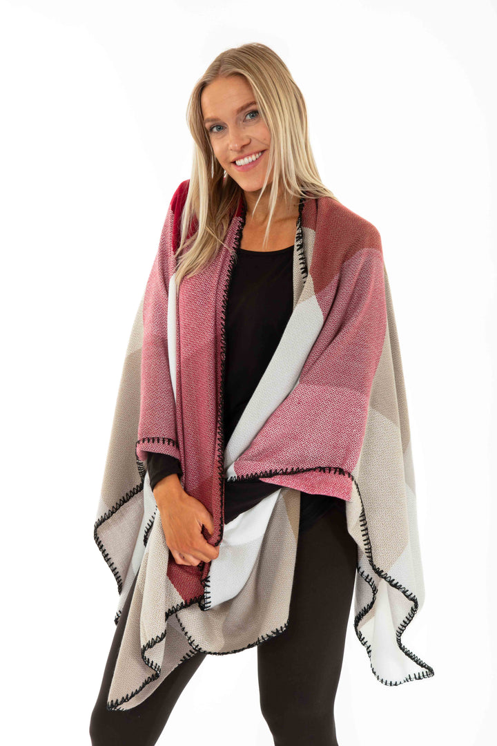 Karin - Écharpe Poncho