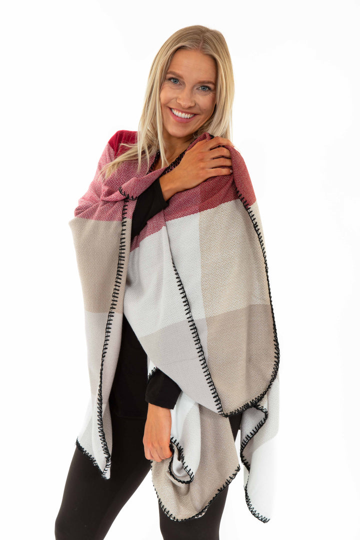 Karin - Écharpe Poncho