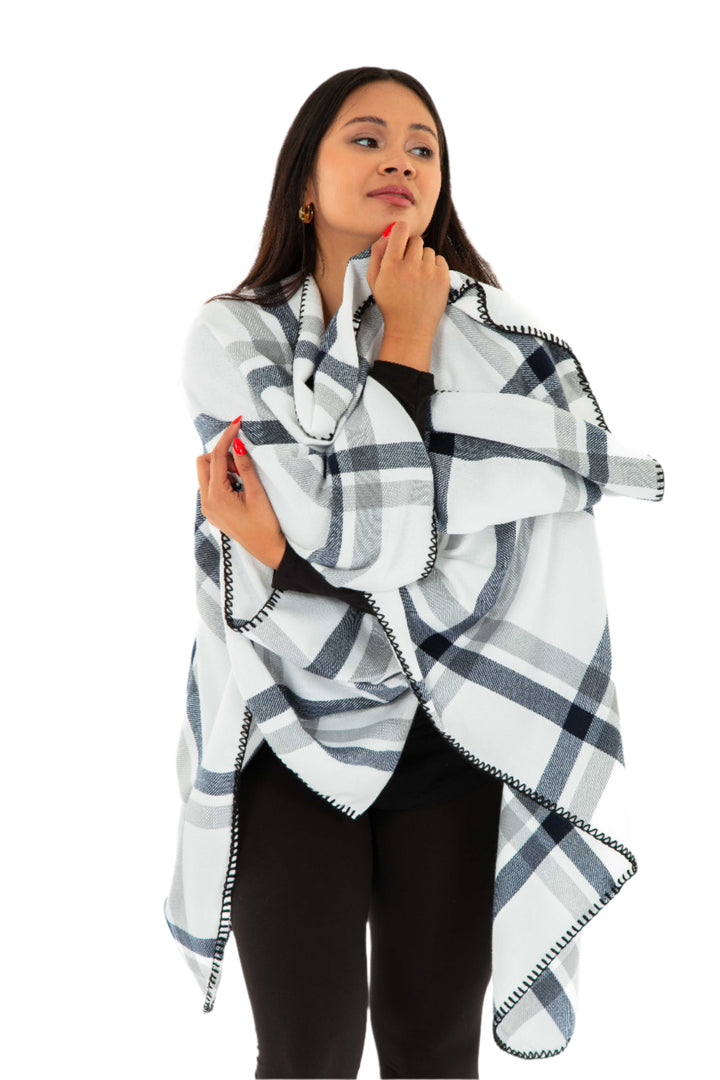 Mila - Écharpe Poncho