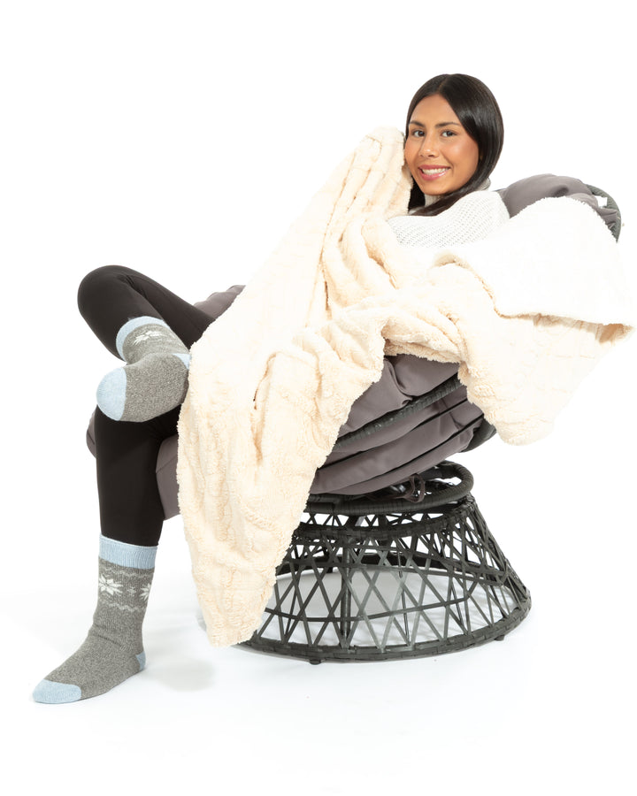 Beige - Sherpa Blanket