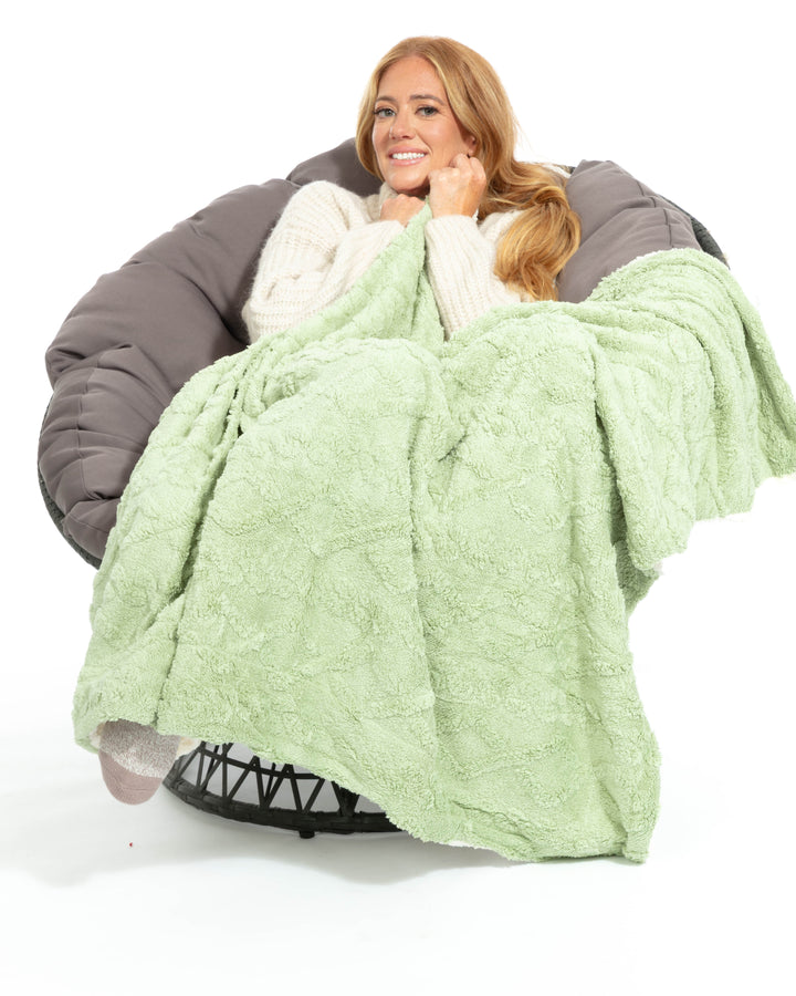 Pistachio - Sherpa Blanket