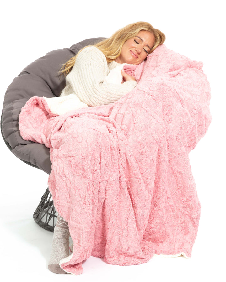 Baby Pink - Sherpa Blanket