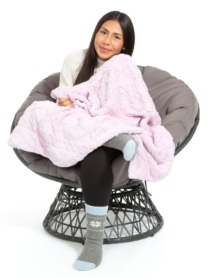 Lavender - Sherpa Blanket