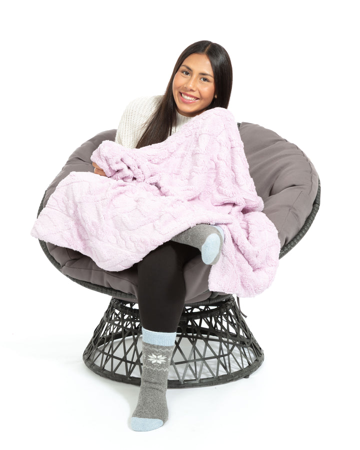 Lavender - Sherpa Blanket