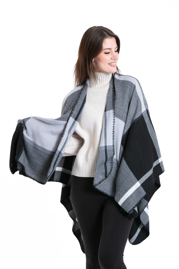 Brunella - Écharpe Poncho