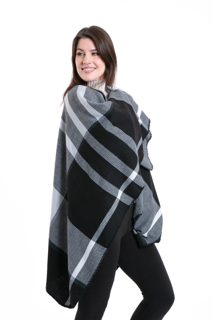Brunella - Écharpe Poncho