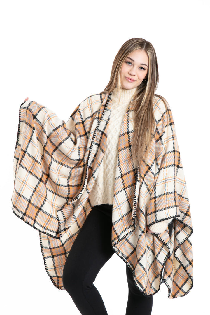 Bianca - Écharpe Poncho