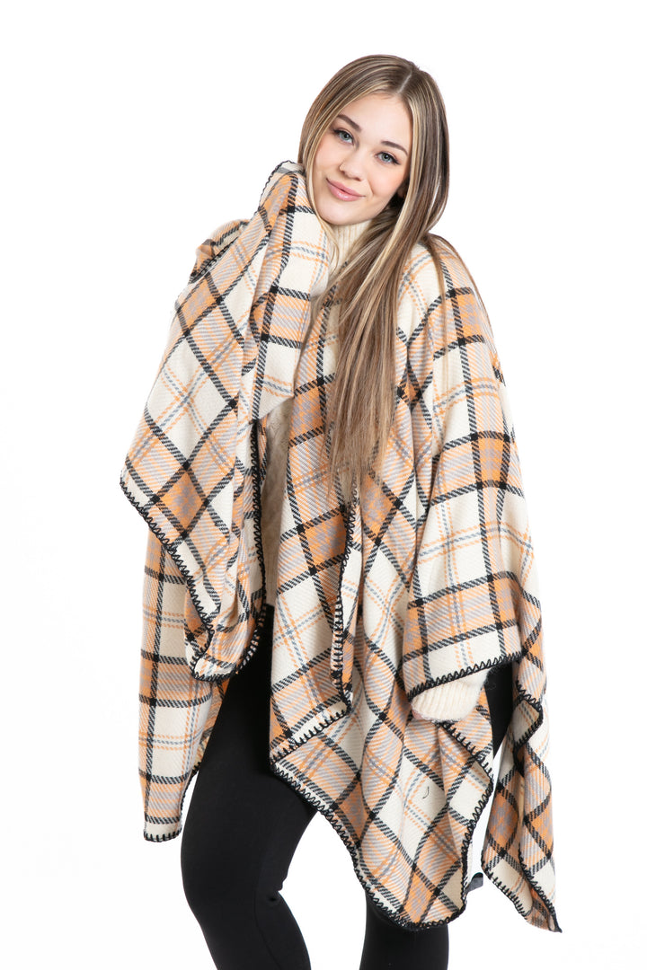 Bianca - Écharpe Poncho