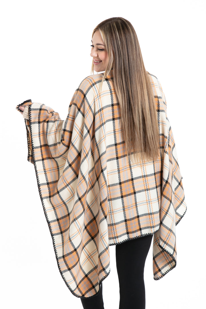 Bianca - Écharpe Poncho