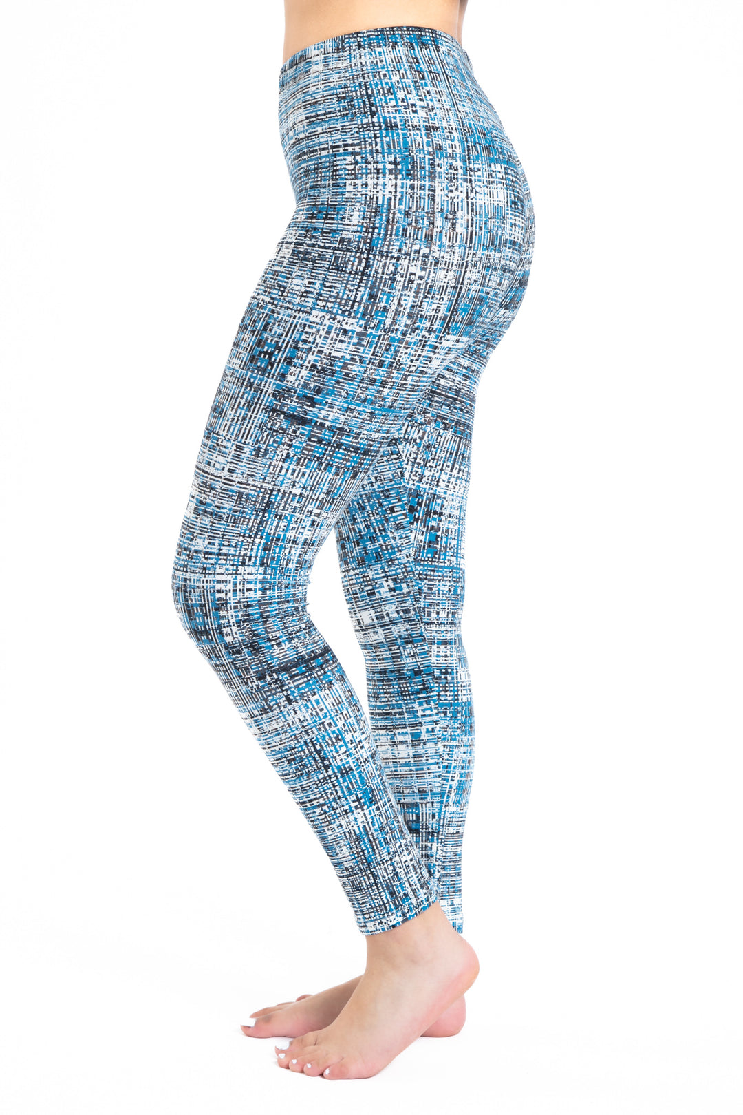 Blue Vintage Lines - All Season Leggings