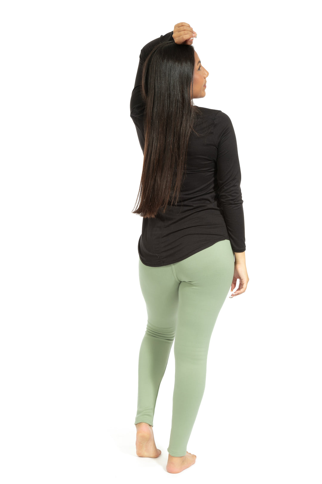 Laurel Green - Cozy Lined Leggings