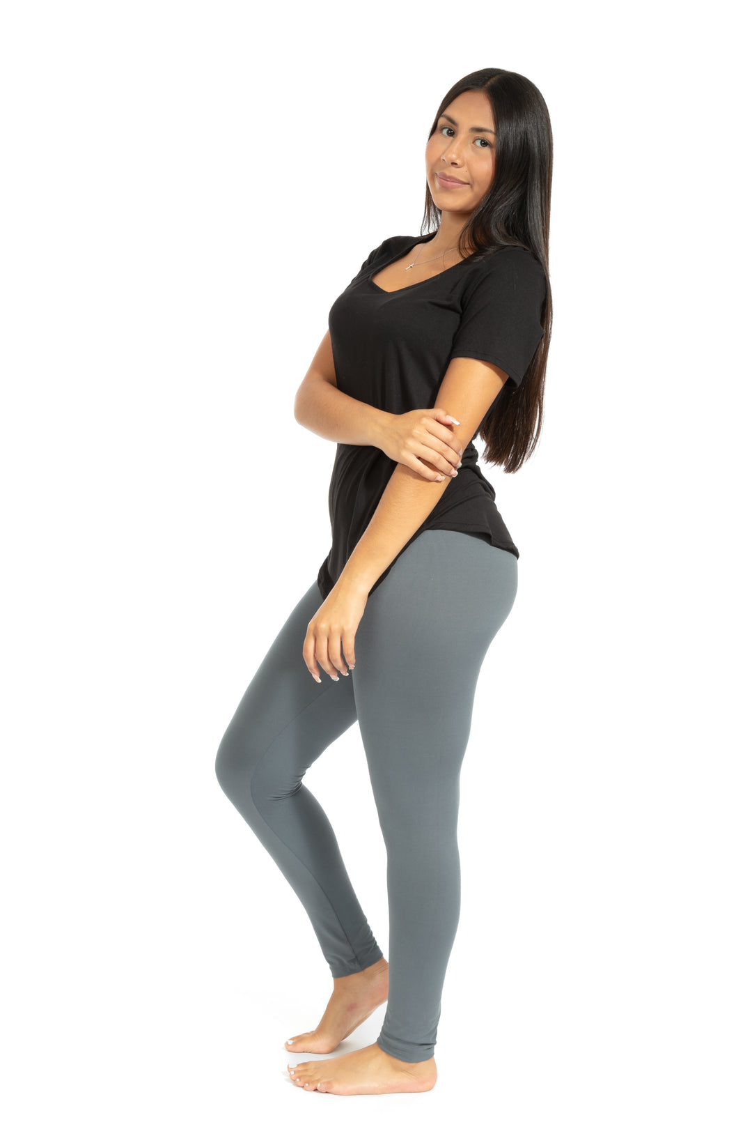 Gris - Legging toutes saisons