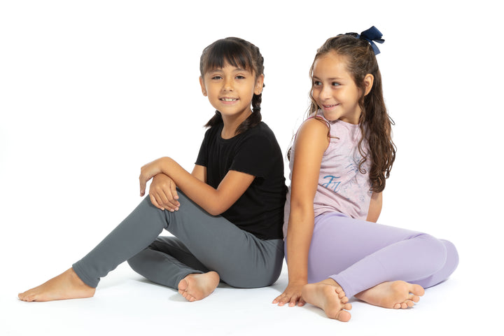 Gray Kid's - Cozy Lined Leggings