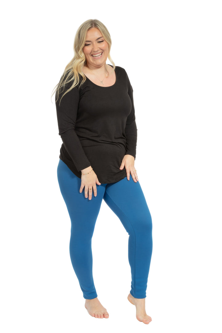 Royal Blue - Cozy Lined Leggings