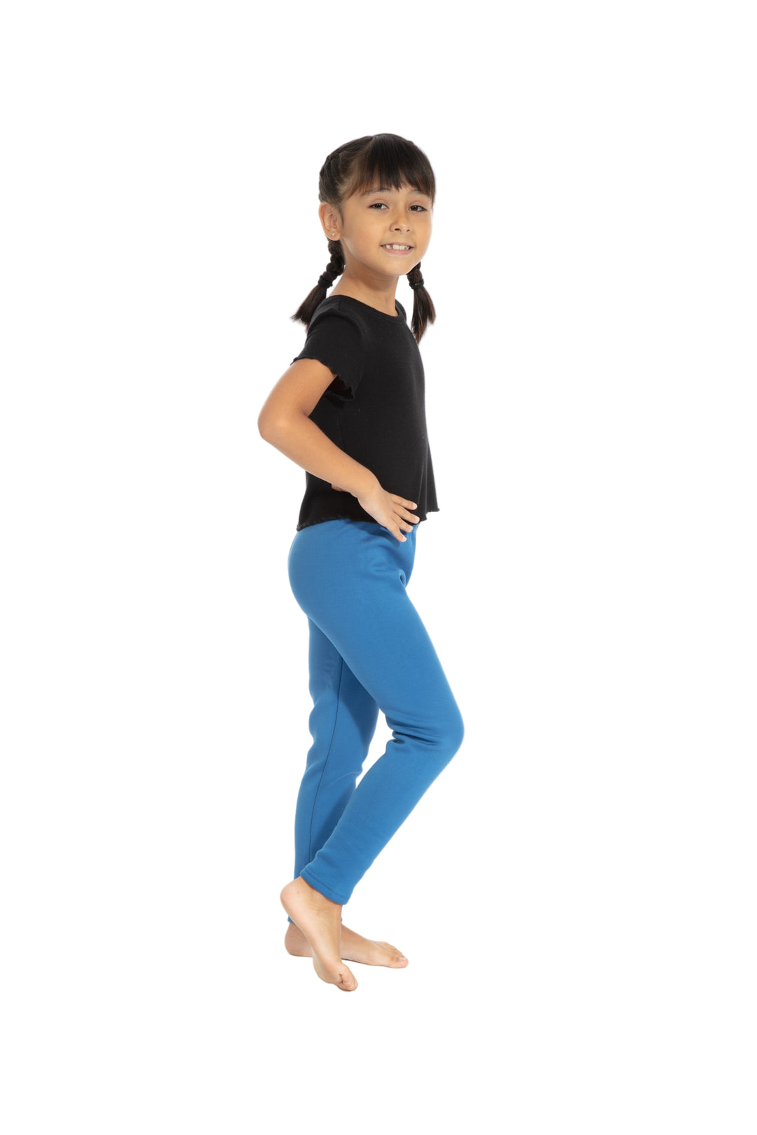 Royal Blue Kid's - Cozy Lined Leggings