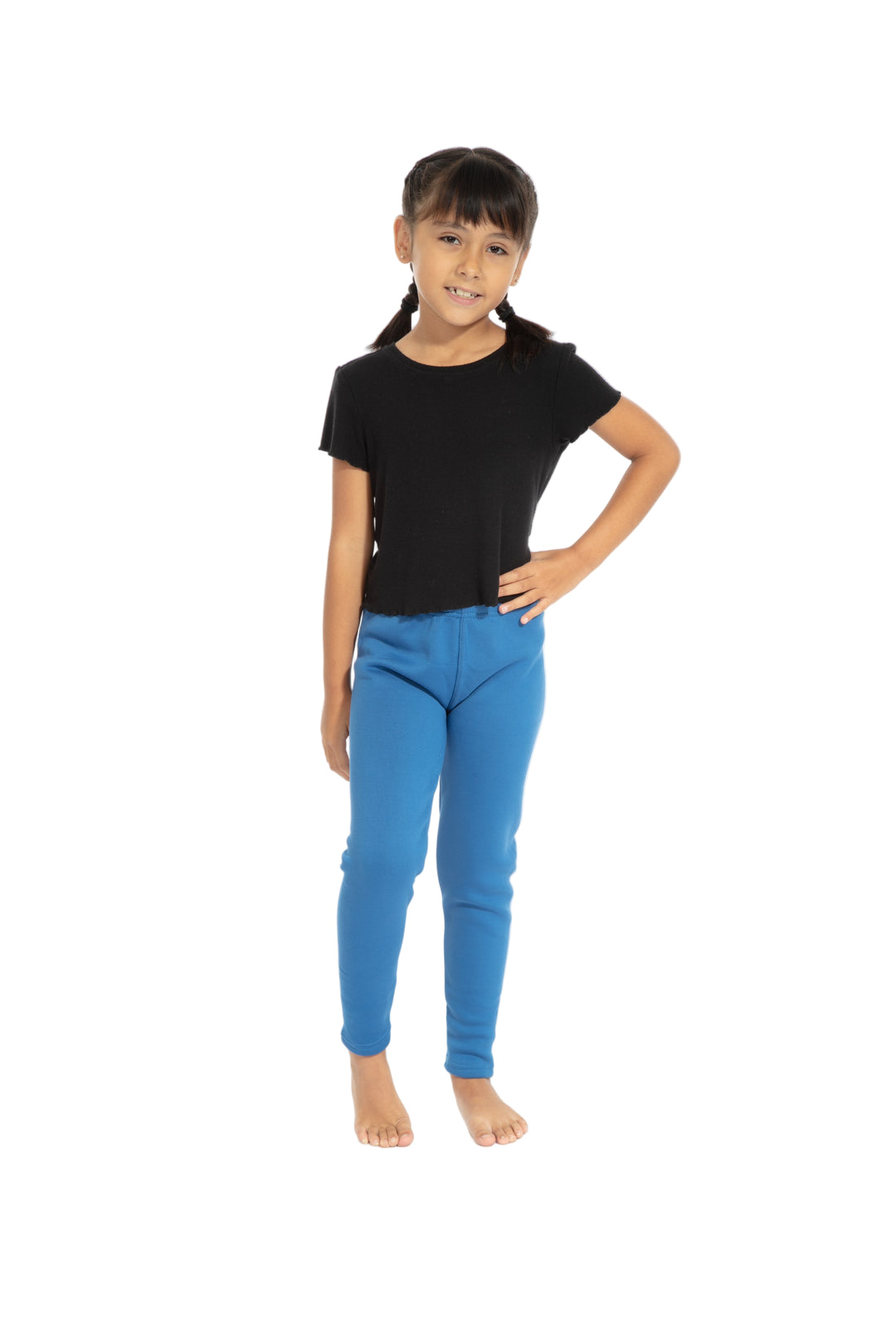 Royal Blue Kid's - Cozy Lined Leggings