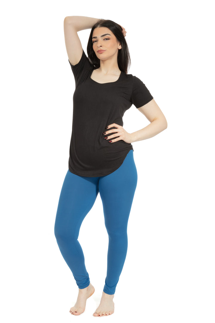 Bleu - Legging toutes saisons