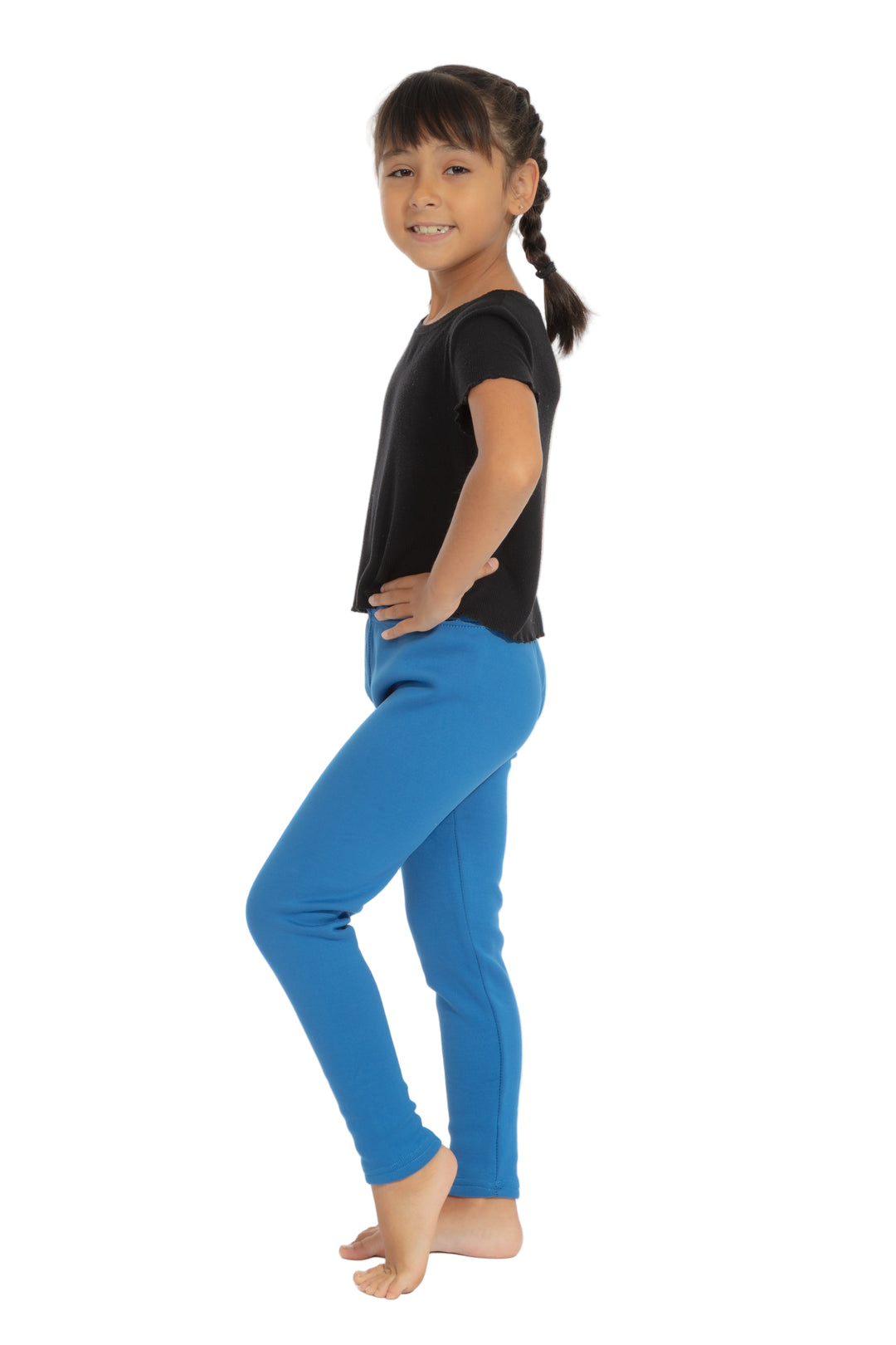 Royal Blue Kid's - Cozy Lined Leggings