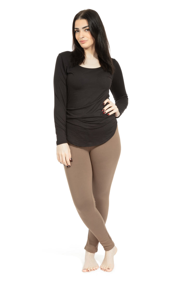 Walnut - Cozy Lined Leggings