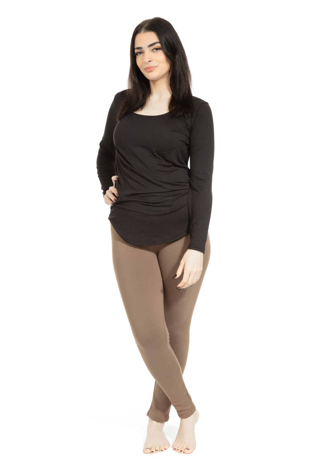 Walnut - Cozy Lined Leggings