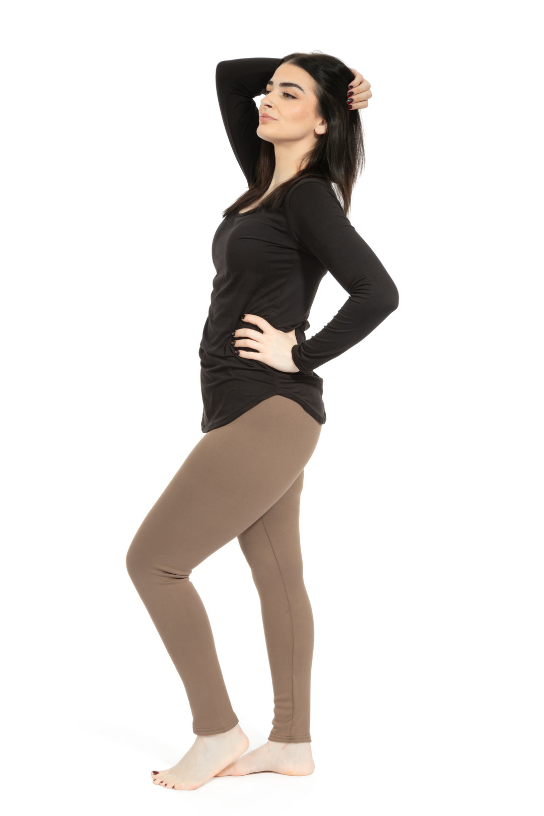 Walnut - Cozy Lined Leggings