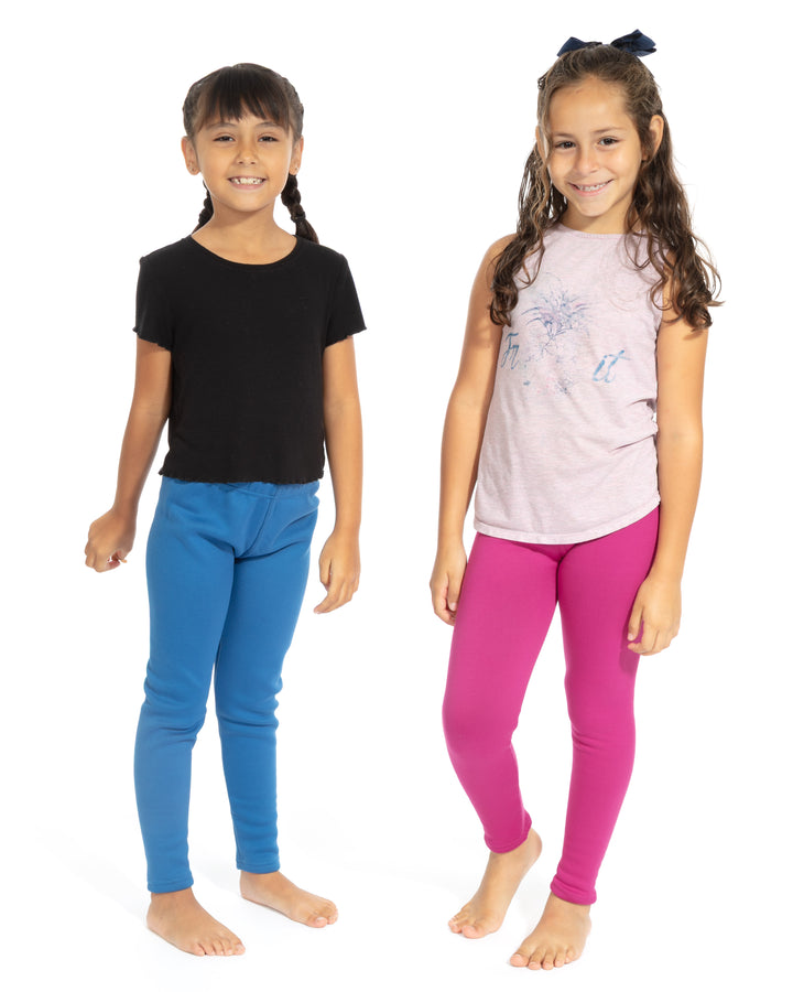 Royal Blue Kid's - Cozy Lined Leggings