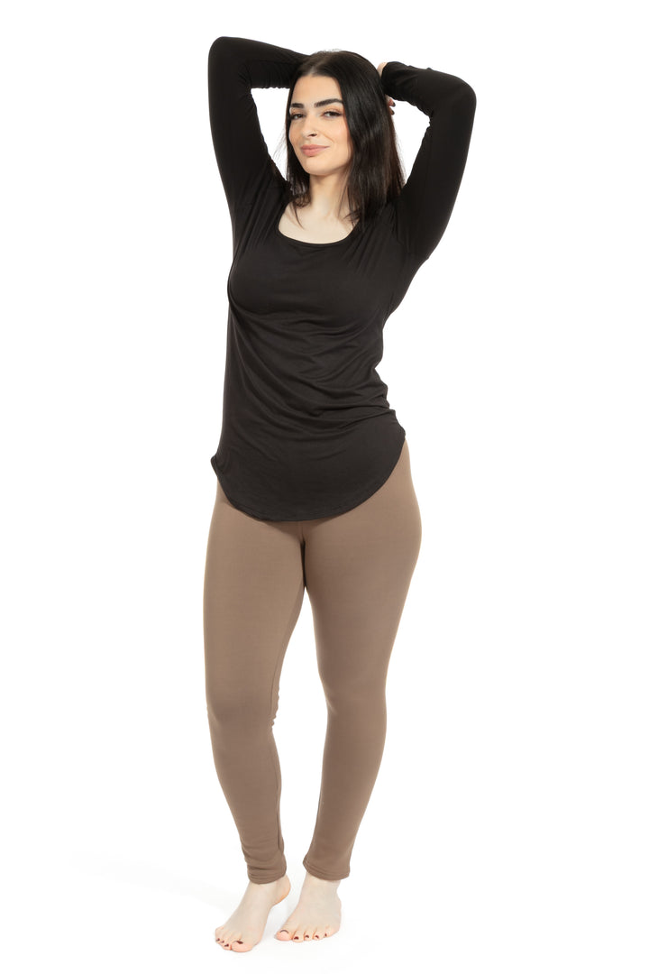 Walnut - Cozy Lined Leggings