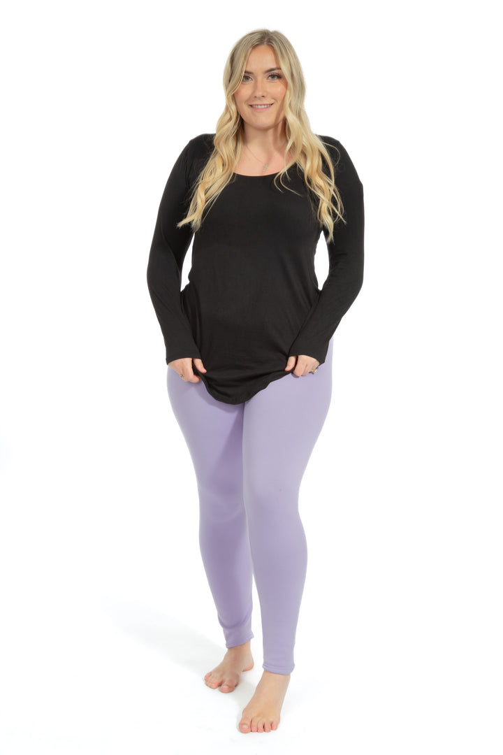 Lavender - Cozy Lined Leggings