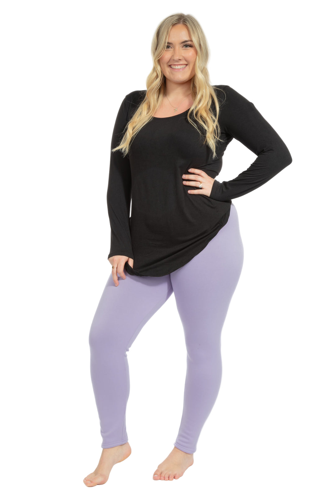 Lavender - Cozy Lined Leggings