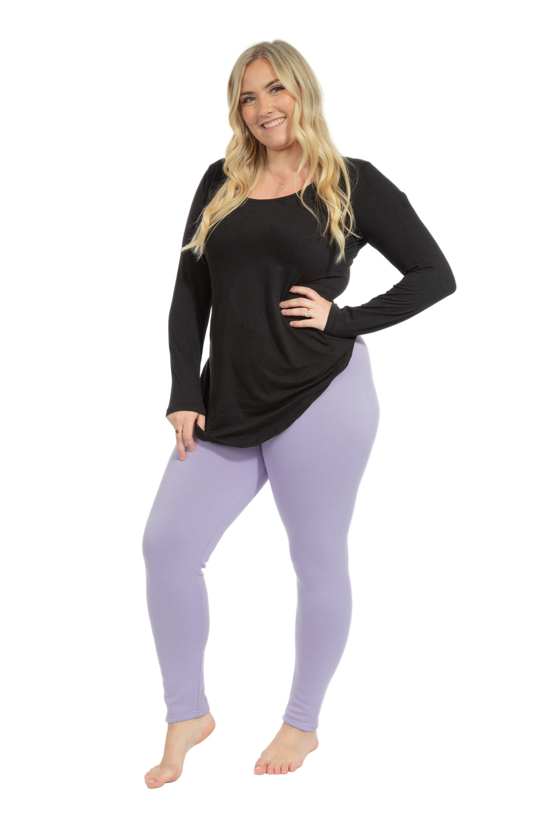 Lavender - Cozy Lined Leggings
