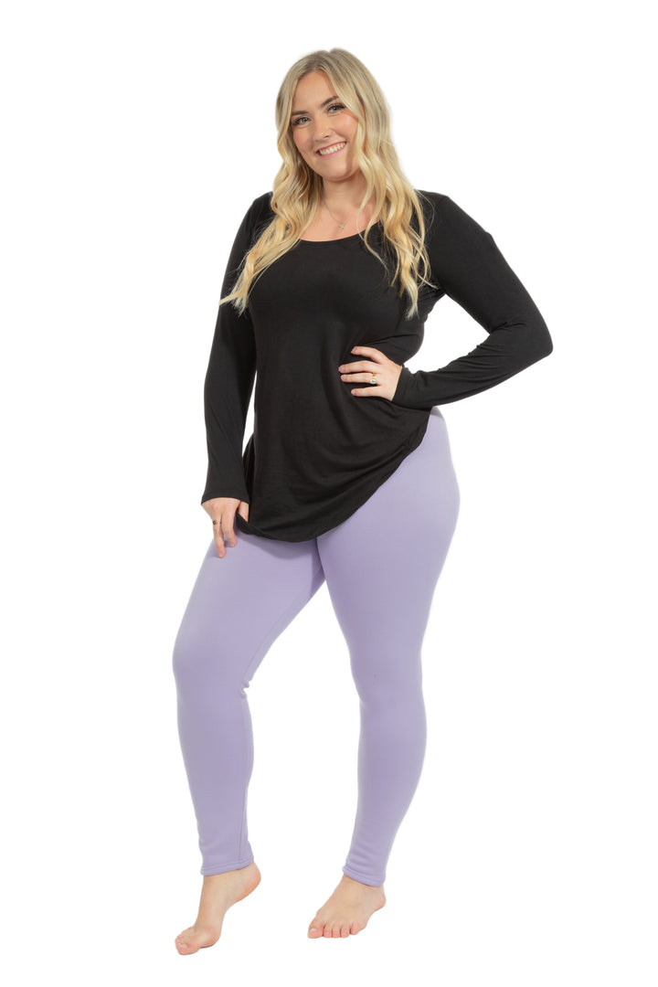 Lavender - Cozy Lined Leggings