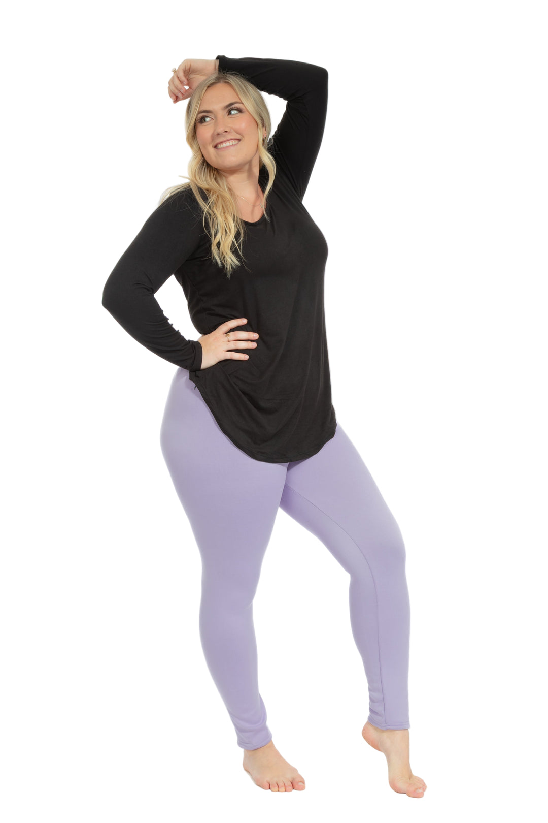 Lavender - Cozy Lined Leggings